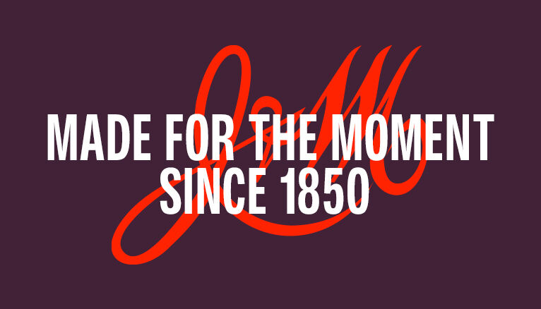 Johnston & Murphy yellow banner with 175 year logo